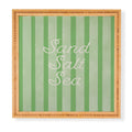 DENY Designs sand salt sea Framed Wall Art