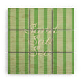 DENY Designs sand salt sea Wood Wall Mural