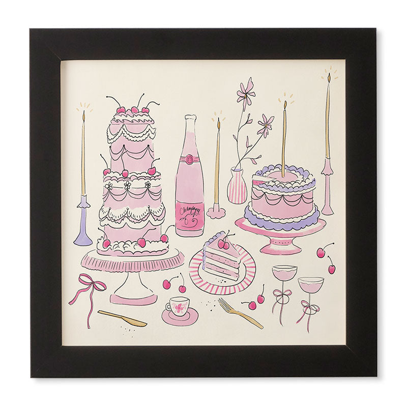 DENY Designs southeast preppy afternoon tea Framed Wall Art