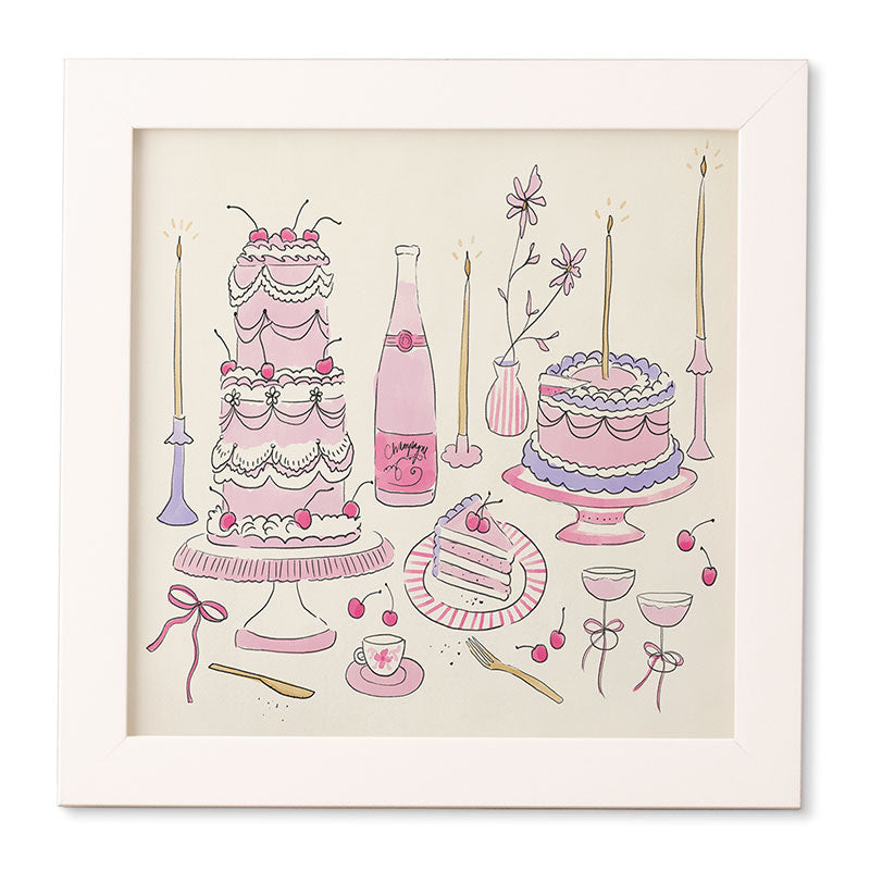 DENY Designs southeast preppy afternoon tea Framed Wall Art