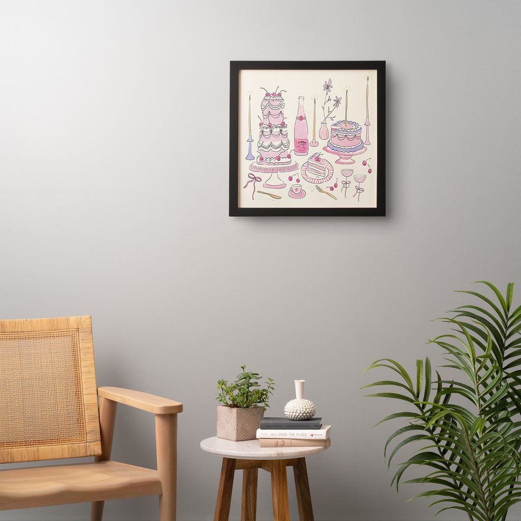 DENY Designs southeast preppy afternoon tea Framed Wall Art