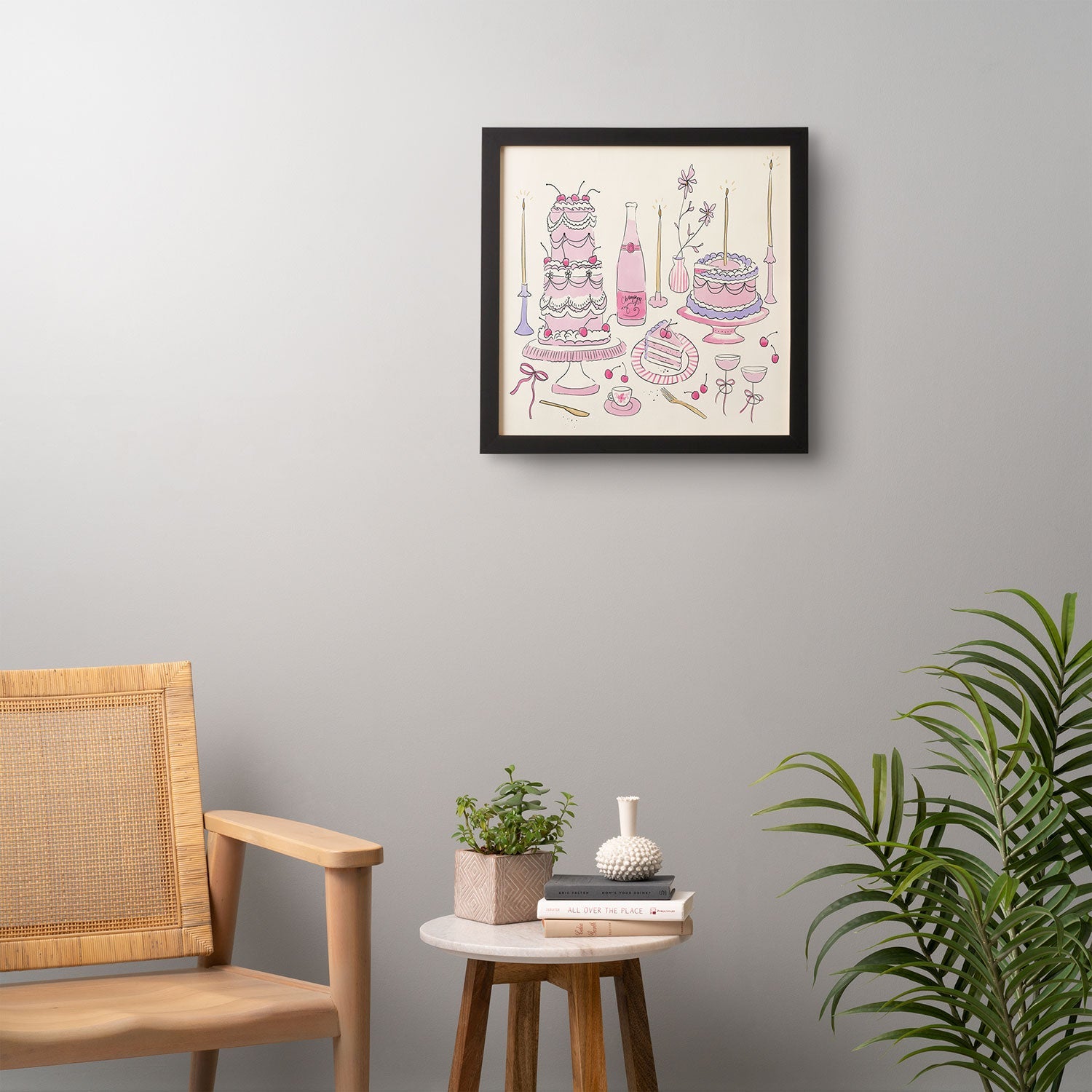 DENY Designs southeast preppy afternoon tea Framed Wall Art