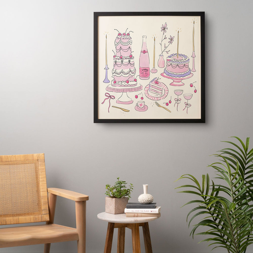 DENY Designs southeast preppy afternoon tea Framed Wall Art