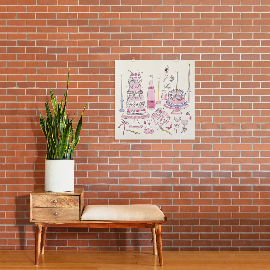 DENY Designs southeast preppy afternoon tea Art Print