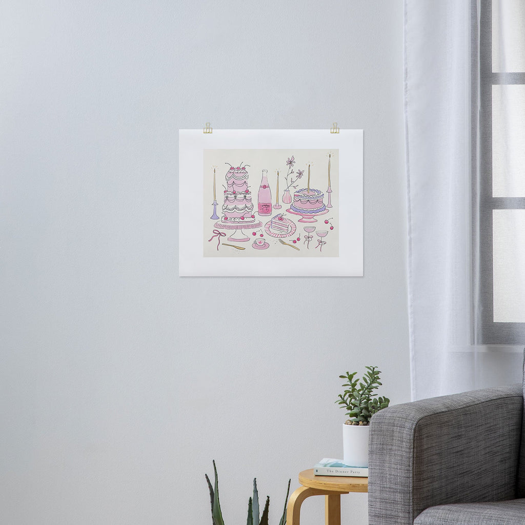 DENY Designs southeast preppy afternoon tea Art Print