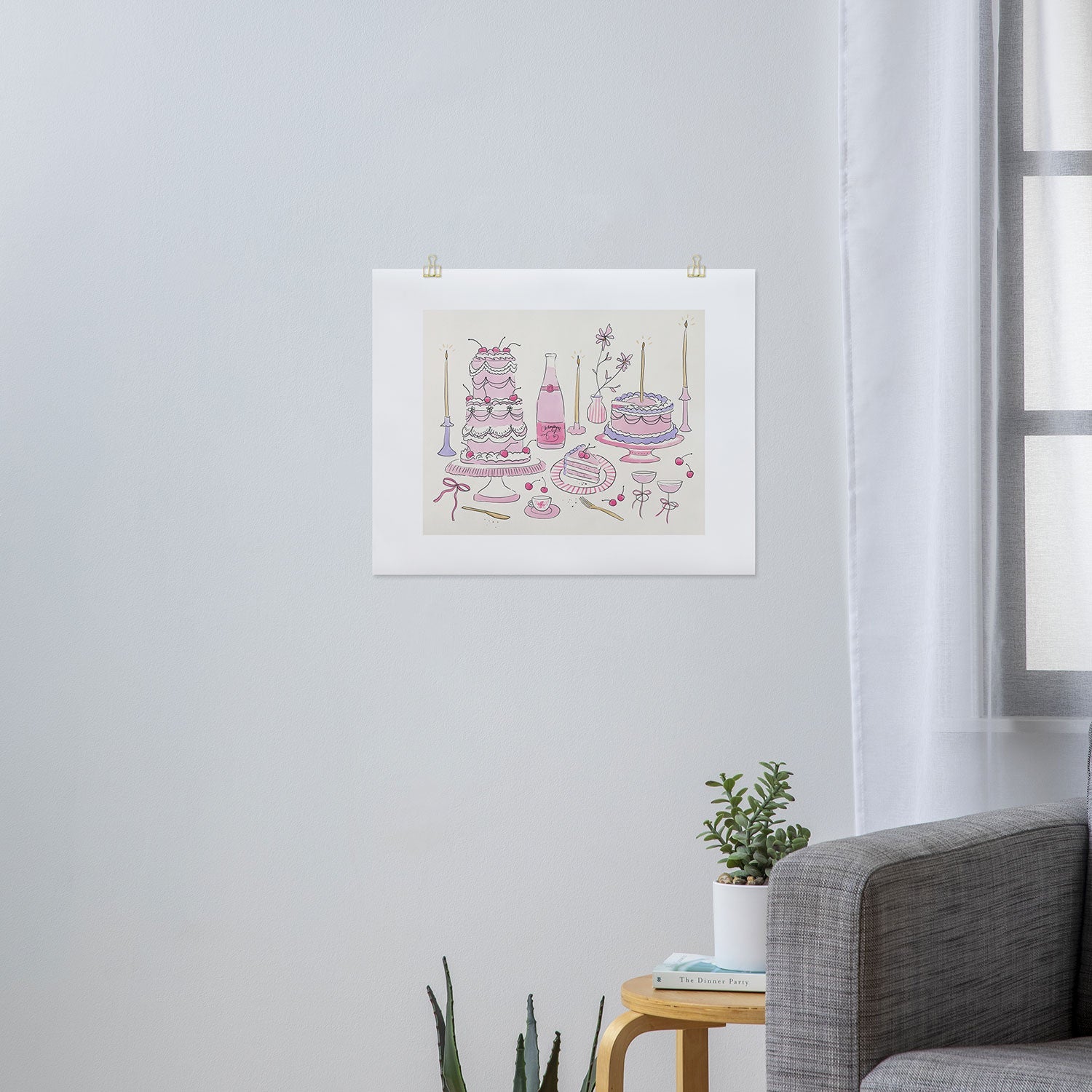 DENY Designs southeast preppy afternoon tea Art Print