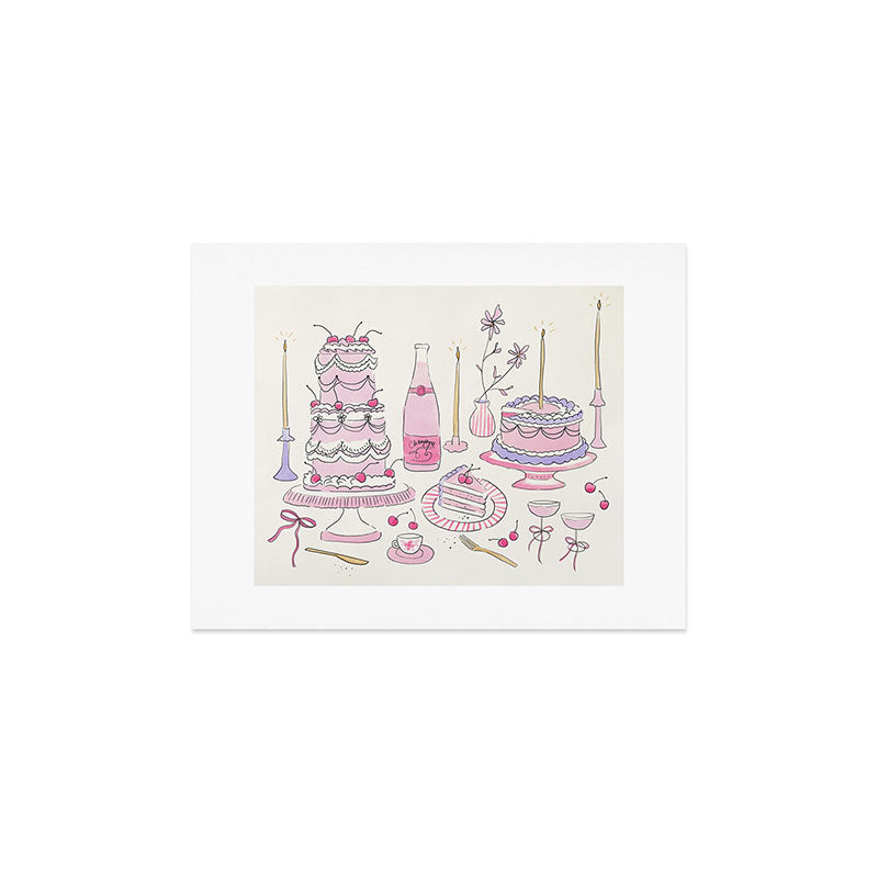 DENY Designs southeast preppy afternoon tea Art Print
