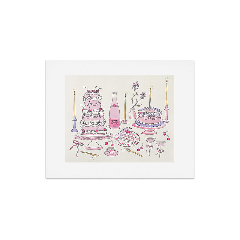 DENY Designs southeast preppy afternoon tea Art Print