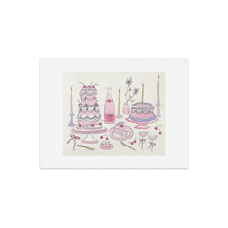 DENY Designs southeast preppy afternoon tea Art Print