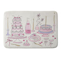 DENY Designs southeast preppy afternoon tea Memory Foam Bath Mat