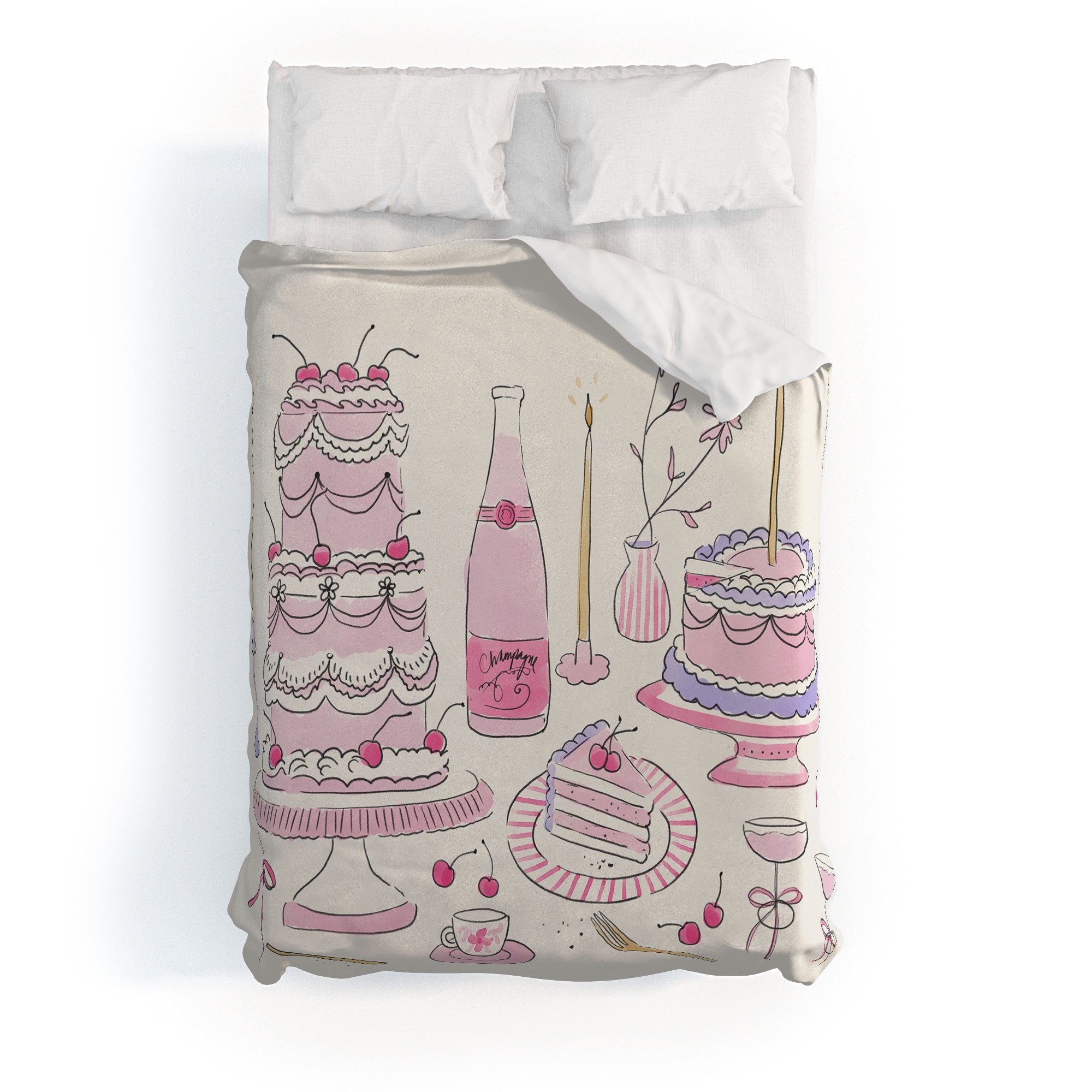 DENY Designs southeast preppy afternoon tea Duvet Cover
