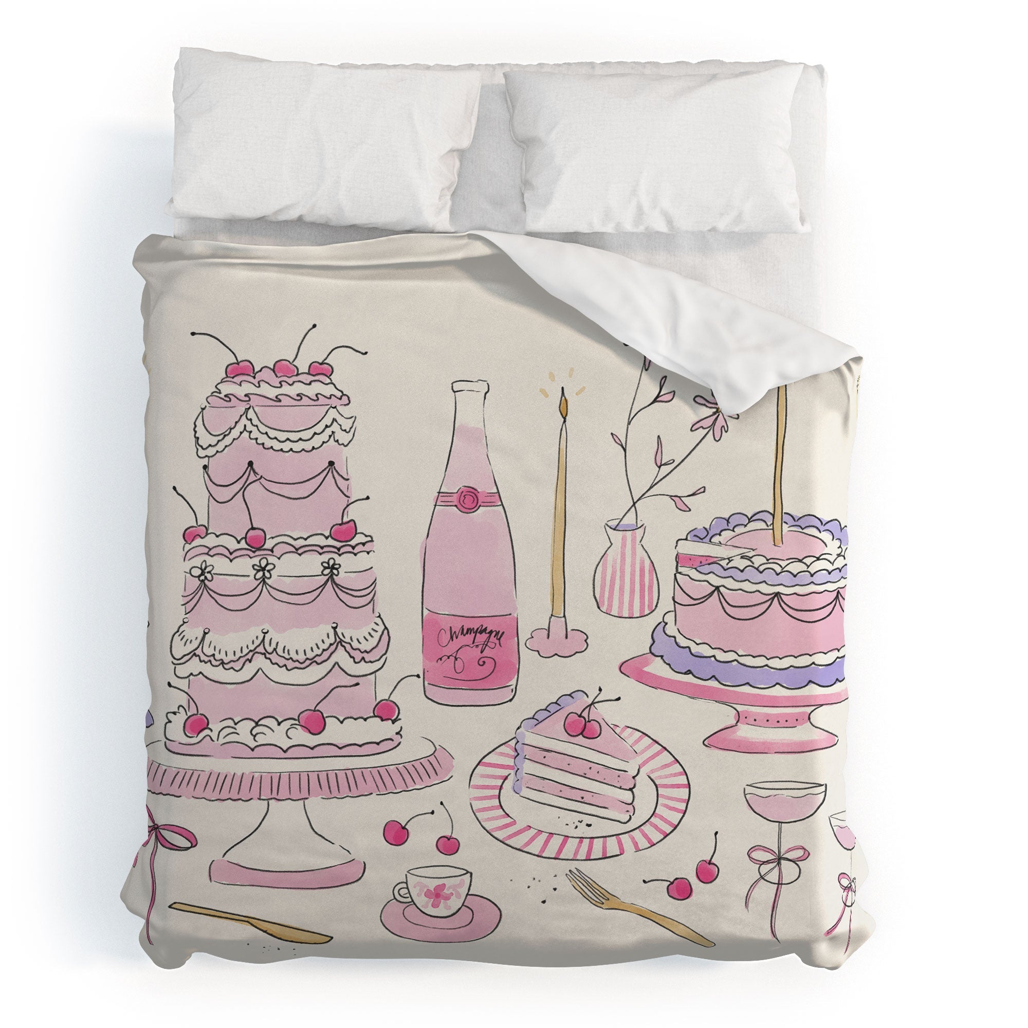 DENY Designs southeast preppy afternoon tea Duvet Cover