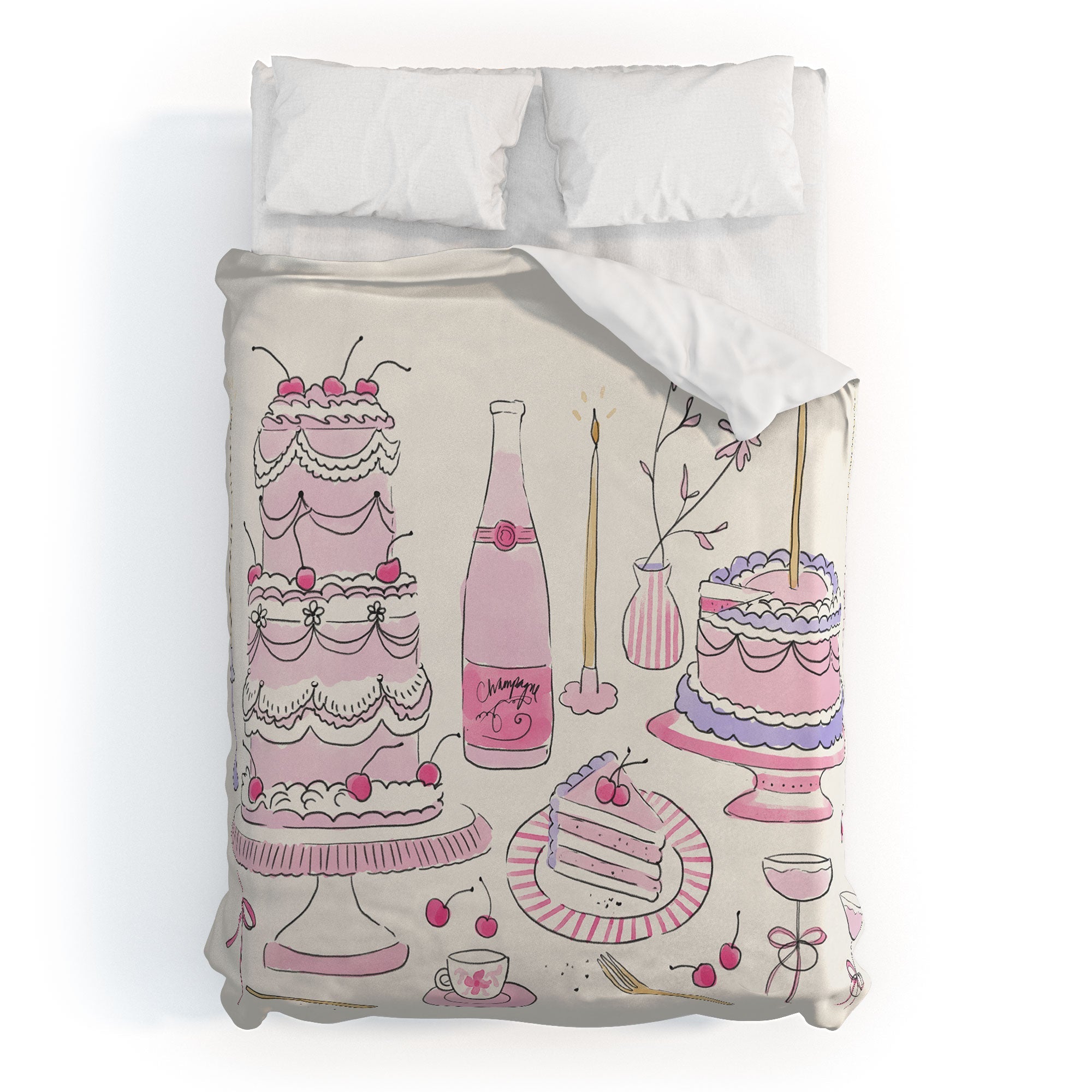 DENY Designs southeast preppy afternoon tea Duvet Cover