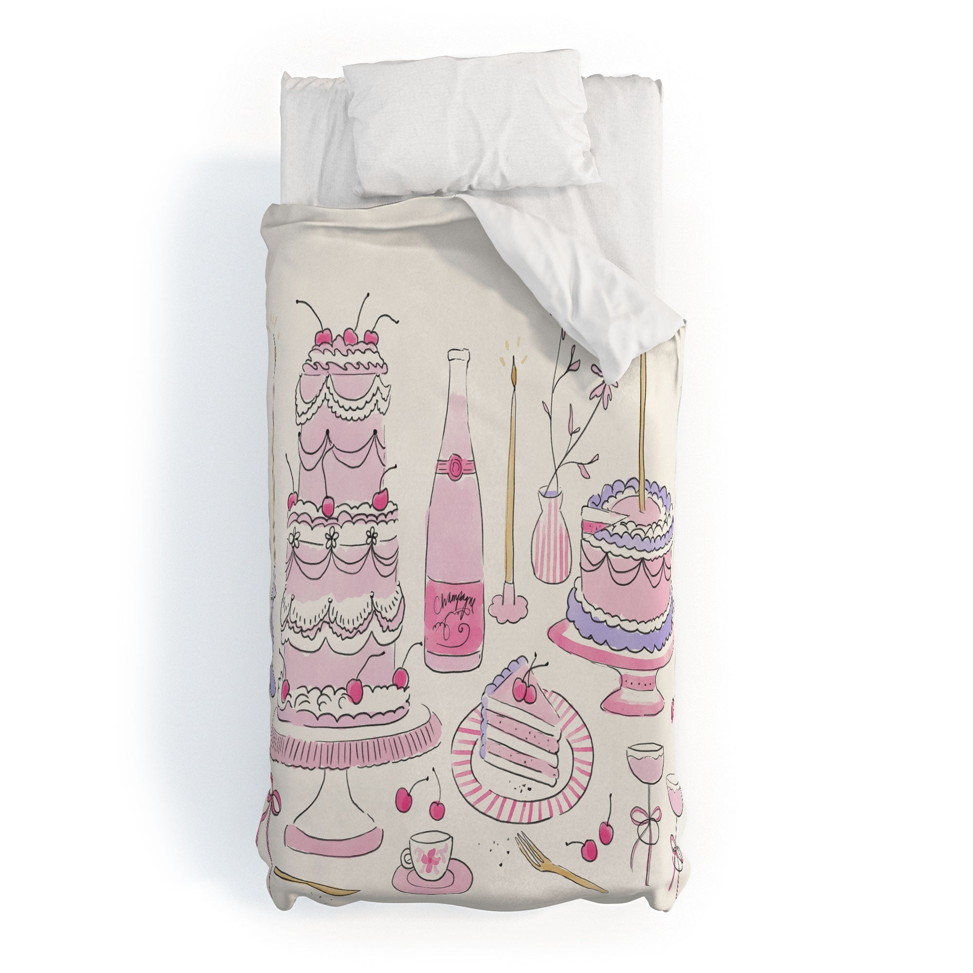 DENY Designs southeast preppy afternoon tea Duvet Cover