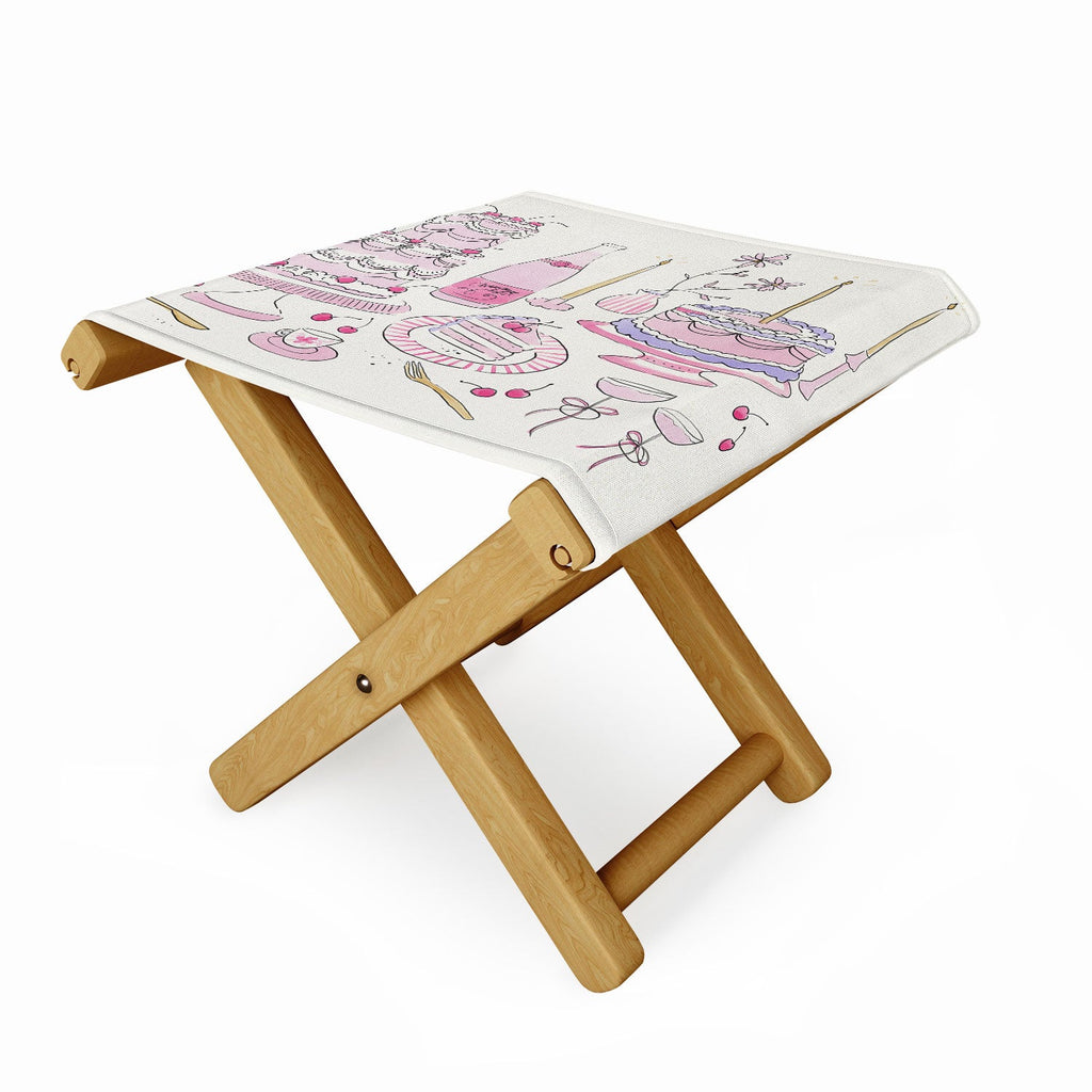 DENY Designs southeast preppy afternoon tea Folding Stool