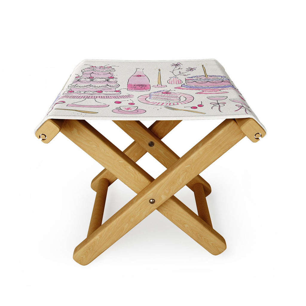 DENY Designs southeast preppy afternoon tea Folding Stool