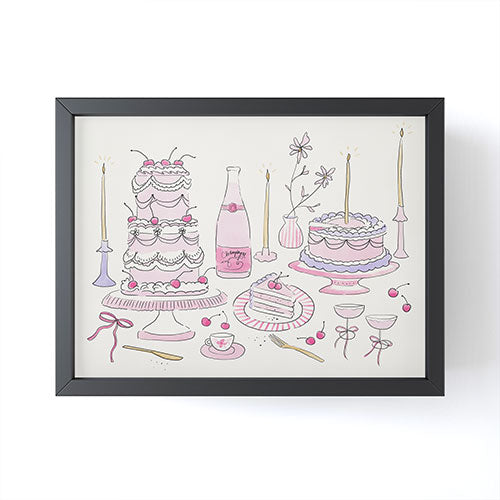 DENY Designs southeast preppy afternoon tea Framed Mini Art Print
