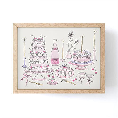 DENY Designs southeast preppy afternoon tea Framed Mini Art Print