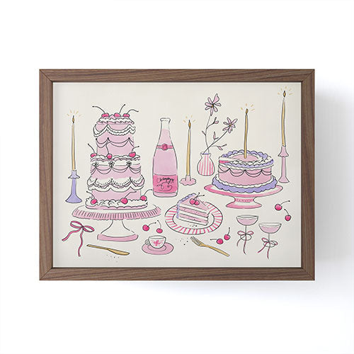 DENY Designs southeast preppy afternoon tea Framed Mini Art Print