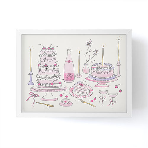 DENY Designs southeast preppy afternoon tea Framed Mini Art Print