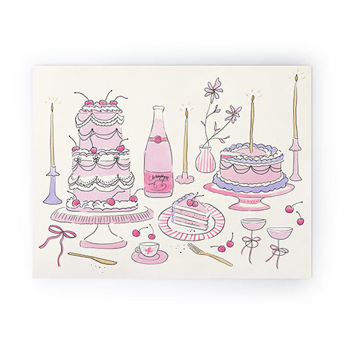 DENY Designs southeast preppy afternoon tea Mini Art Print