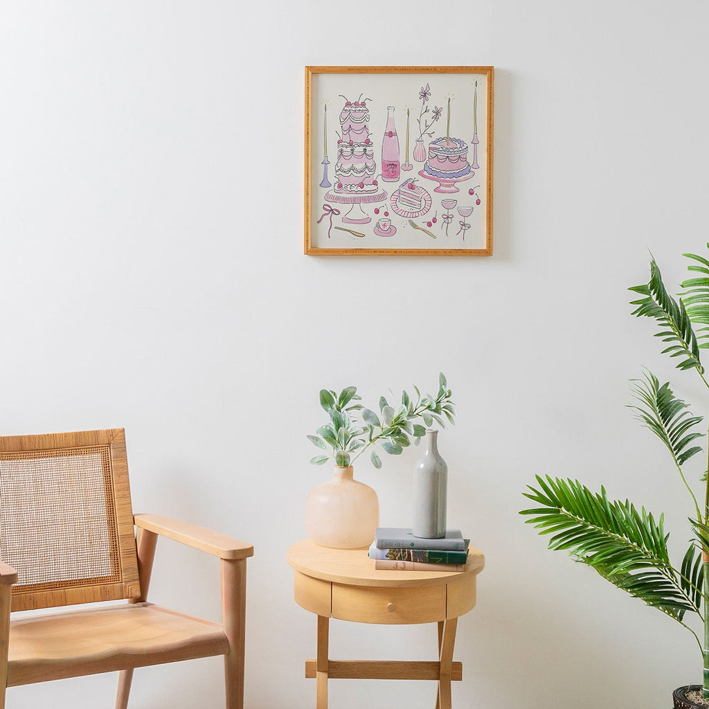 DENY Designs southeast preppy afternoon tea Framed Wall Art