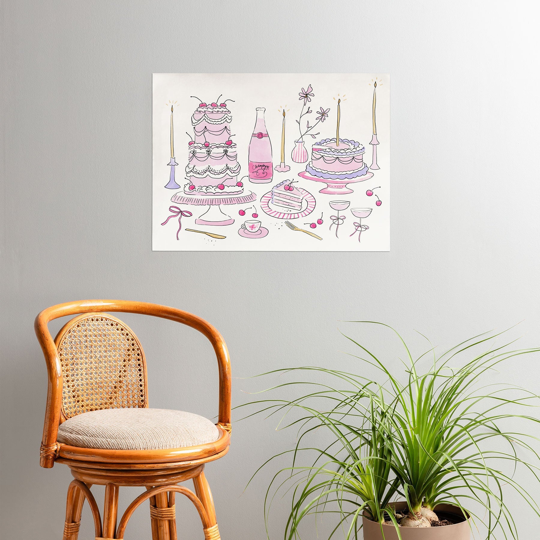DENY Designs southeast preppy afternoon tea Poster