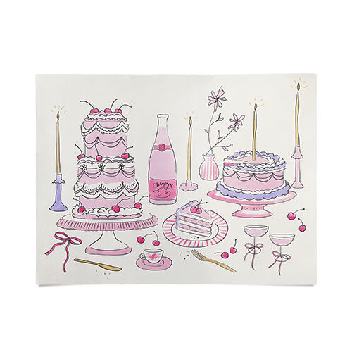 DENY Designs southeast preppy afternoon tea Poster
