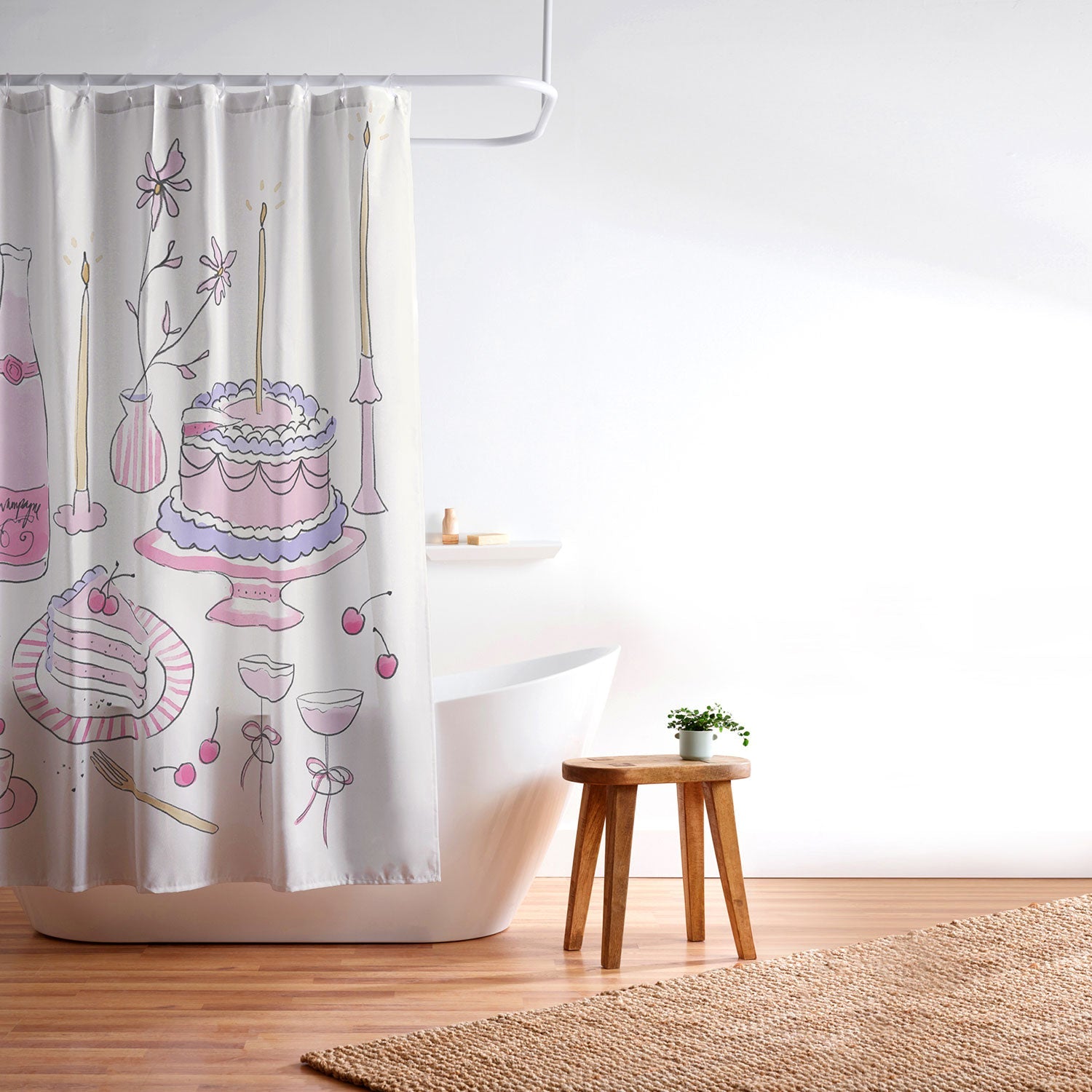 DENY Designs southeast preppy afternoon tea Shower Curtain