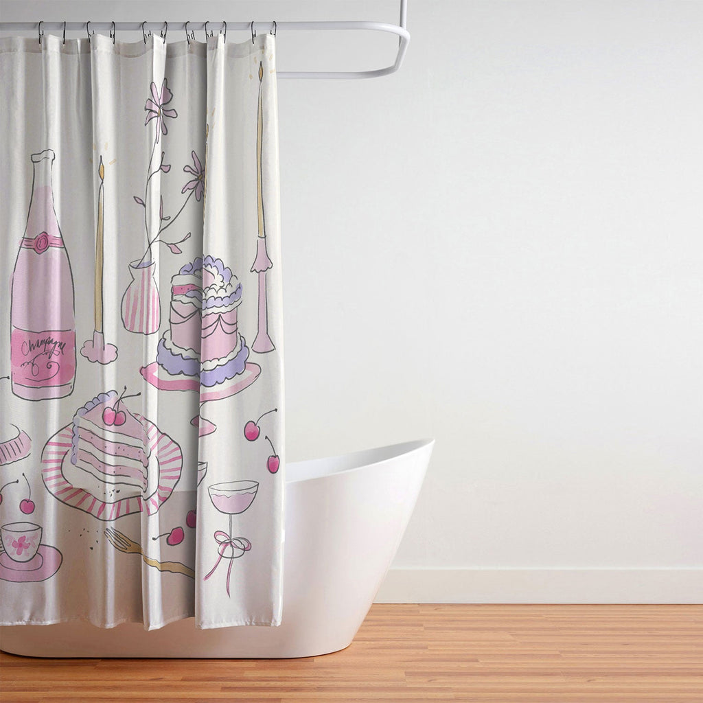 DENY Designs southeast preppy afternoon tea Shower Curtain