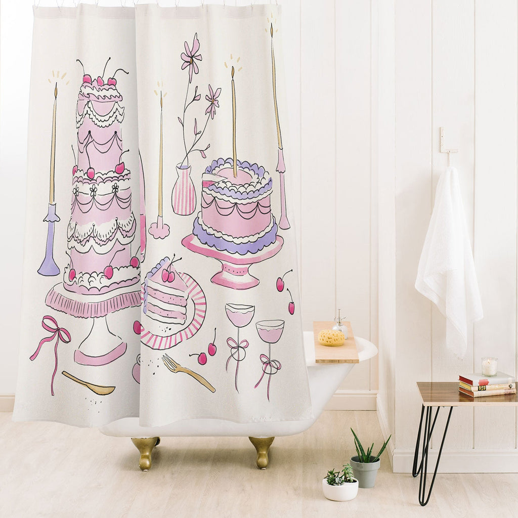 DENY Designs southeast preppy afternoon tea Shower Curtain