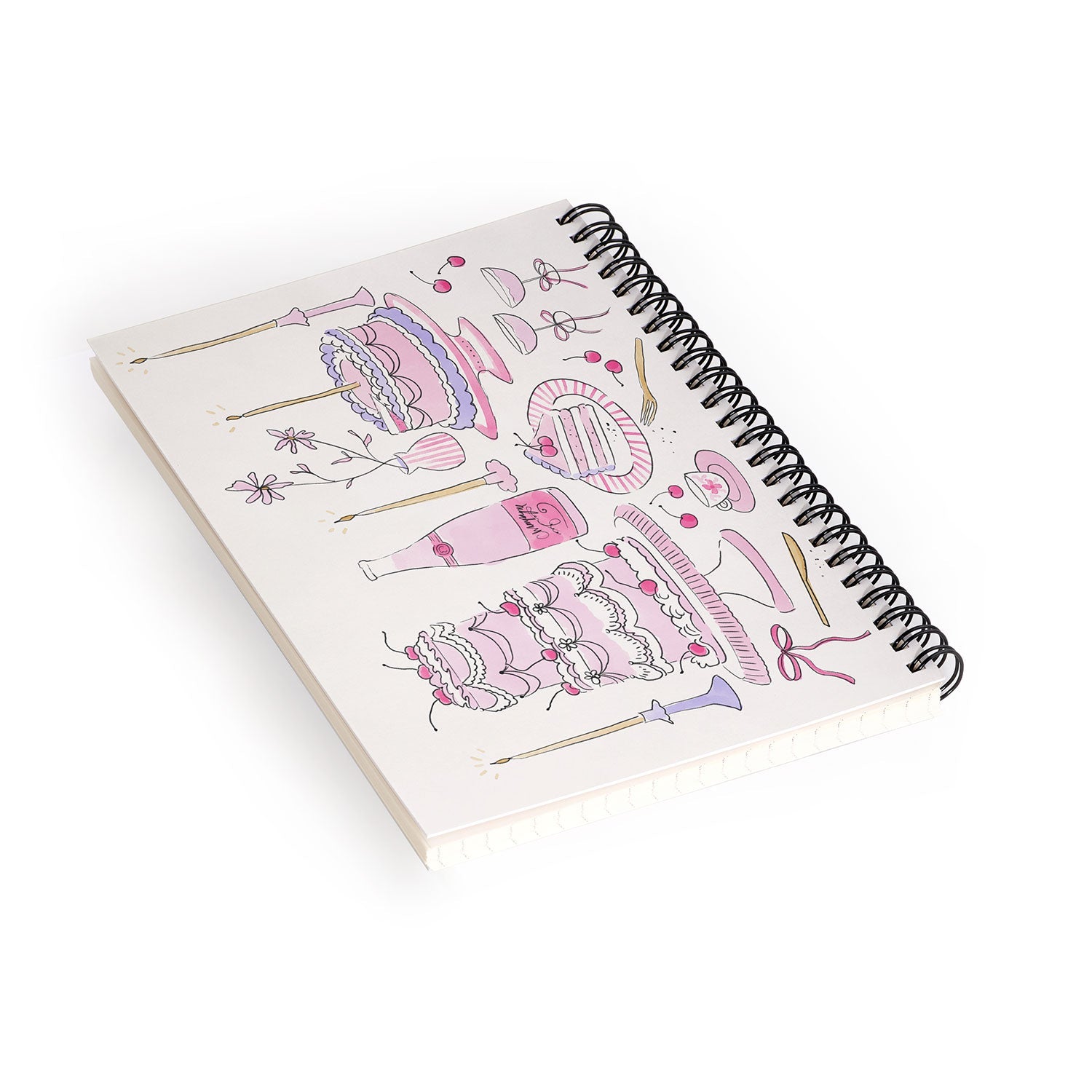 DENY Designs southeast preppy afternoon tea Spiral Notebook