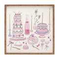 DENY Designs southeast preppy afternoon tea Square Tray