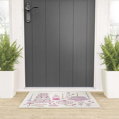 DENY Designs southeast preppy afternoon tea Welcome Mat