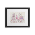 DENY Designs southeast preppy afternoon tea Framed Art Print