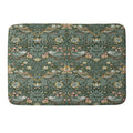 DENY Designs Strawberry Thief Green Memory Foam Bath Mat