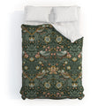 DENY Designs Strawberry Thief Green Comforter