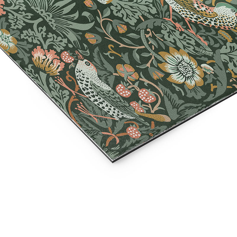DENY Designs Strawberry Thief Green Welcome Mat