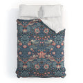DENY Designs Strawberry Thief Navy Pink Comforter