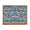 DENY Designs Strawberry Thief Navy Pink Rectangular Tray