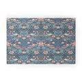 DENY Designs Strawberry Thief Navy Pink Welcome Mat