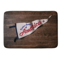 DENY Designs USA Stitched Pennant Memory Foam Bath Mat