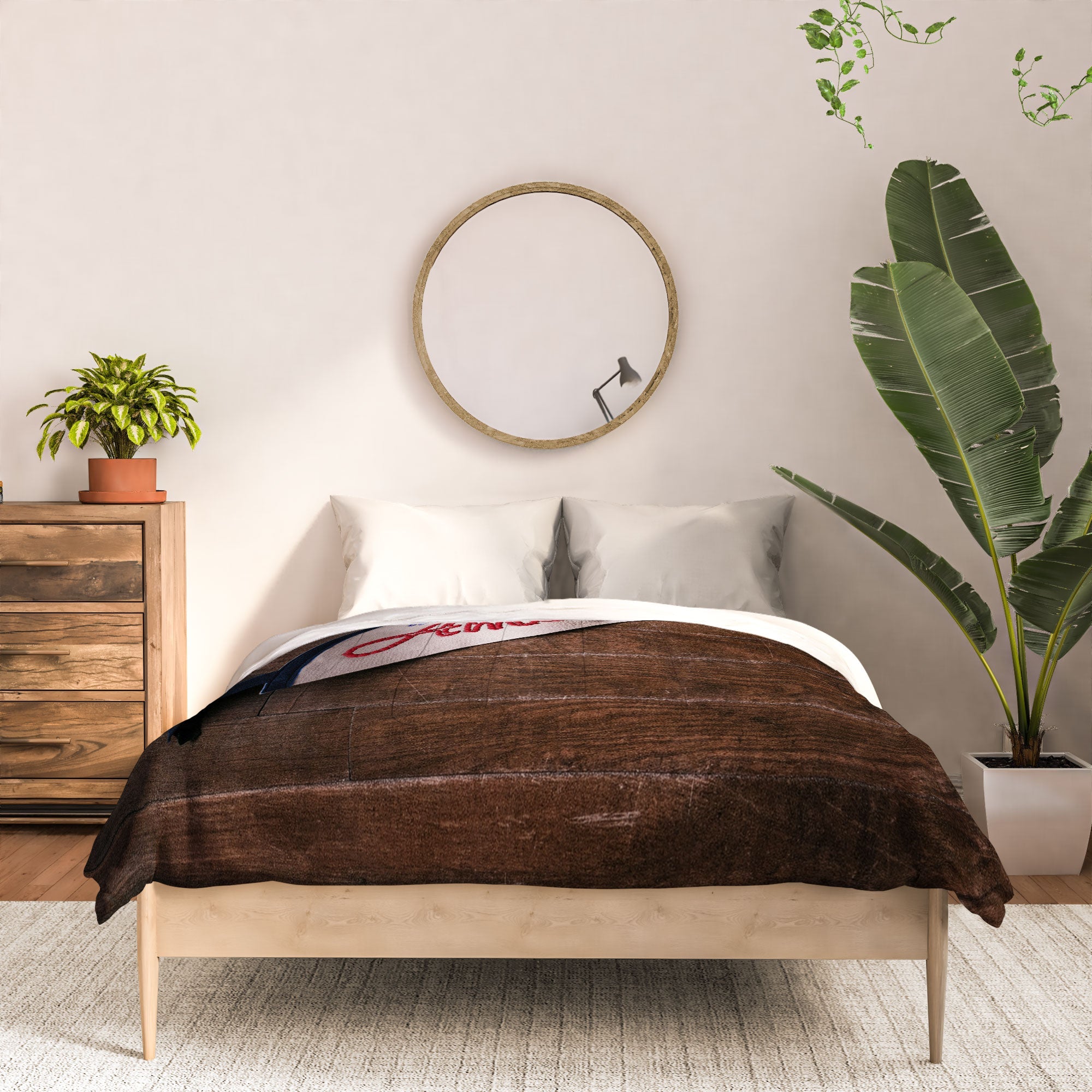 DENY Designs USA Stitched Pennant Comforter