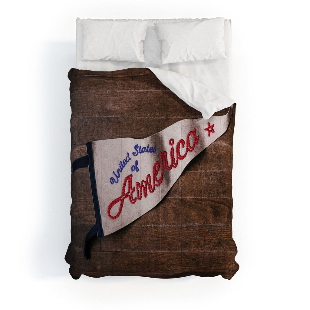 DENY Designs USA Stitched Pennant Comforter