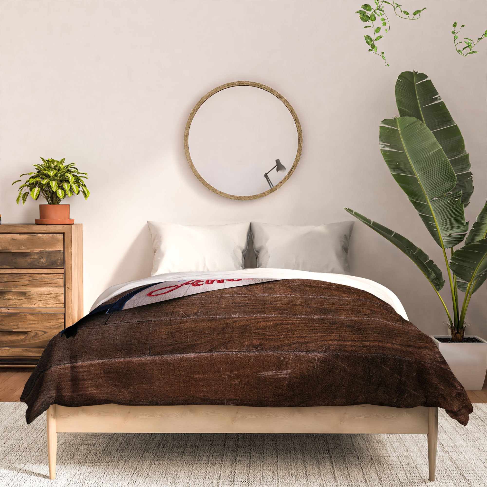 DENY Designs USA Stitched Pennant Comforter
