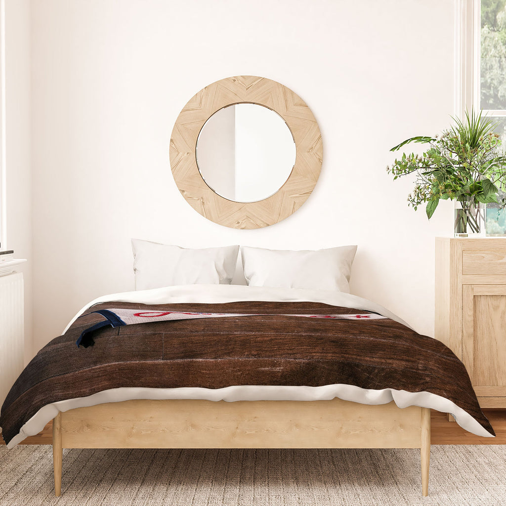 DENY Designs USA Stitched Pennant Duvet Cover