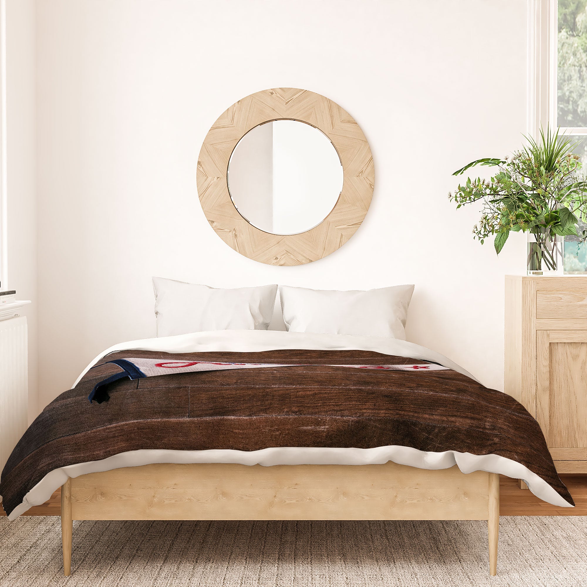 DENY Designs USA Stitched Pennant Duvet Cover