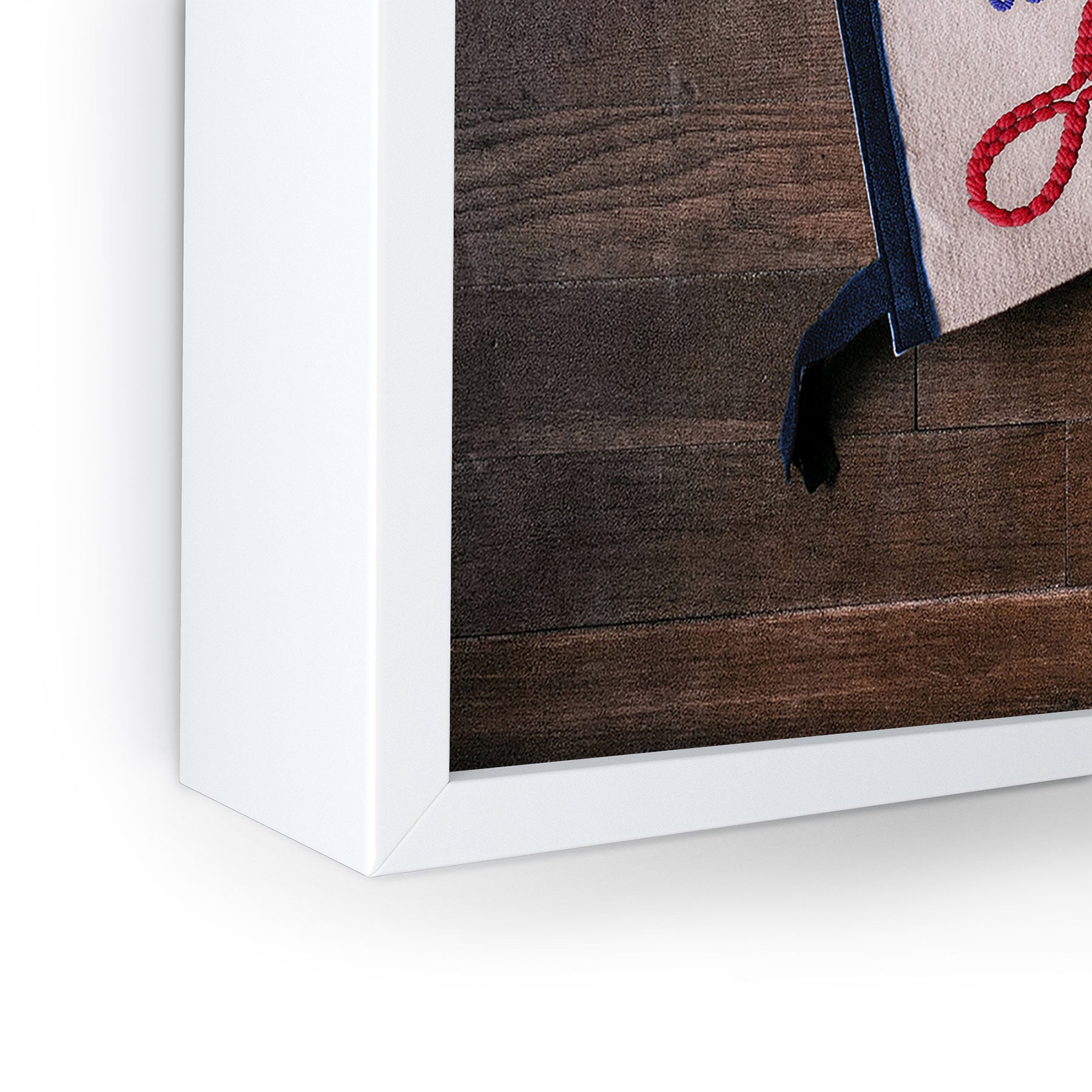 DENY Designs USA Stitched Pennant Framed Mini Art Print