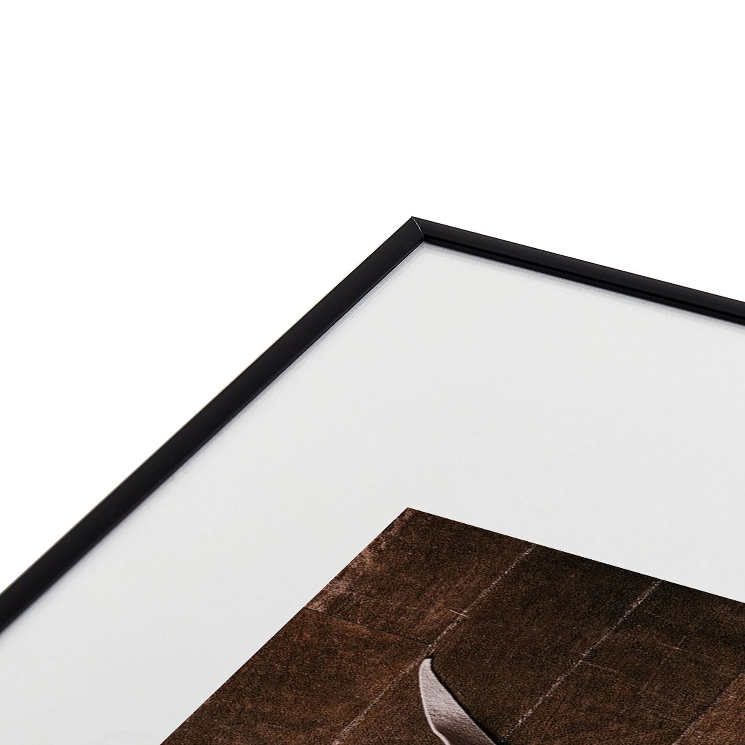 DENY Designs USA Stitched Pennant Metal Framed Art Print