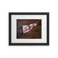 DENY Designs USA Stitched Pennant Framed Art Print